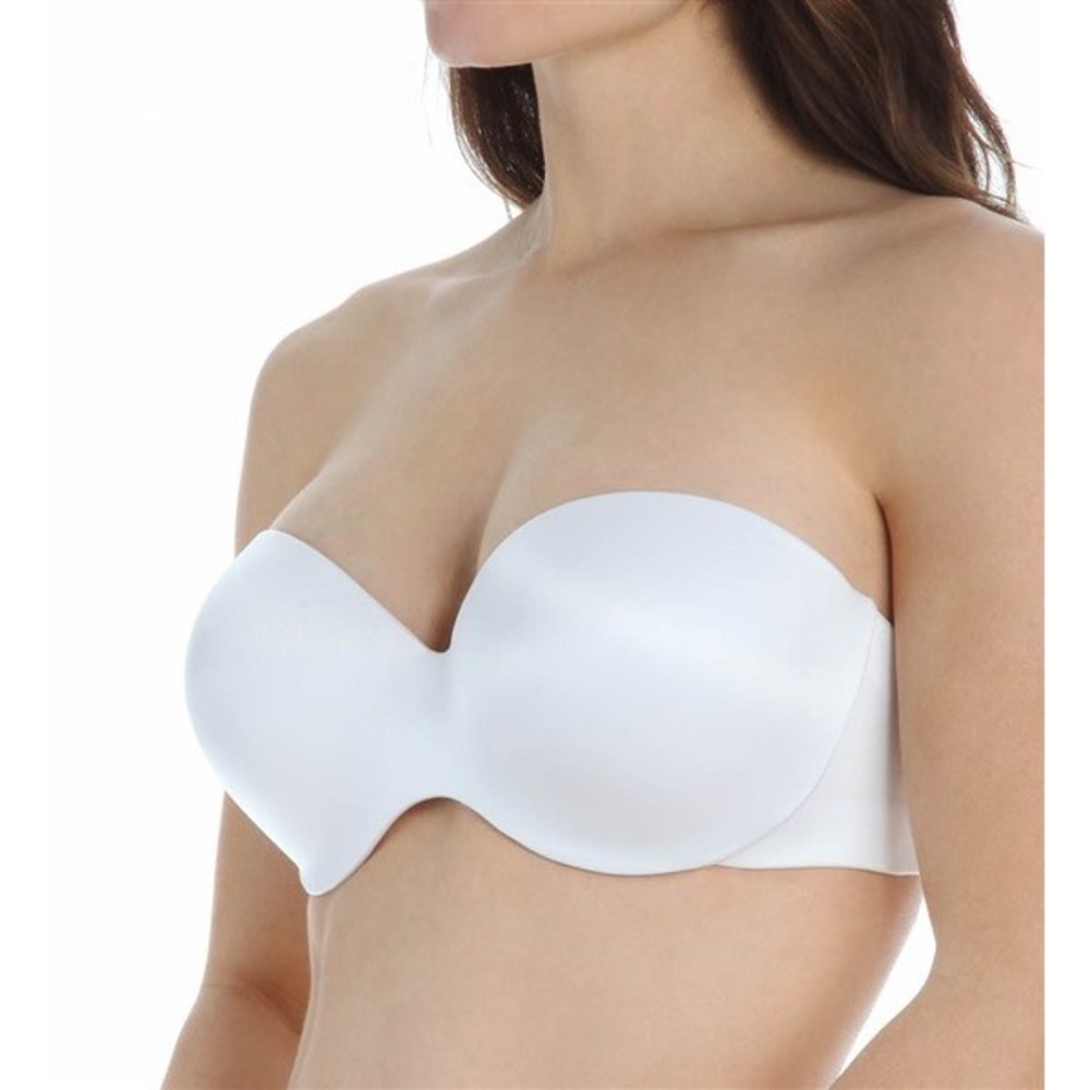 NWPT Maidenform 36D Smooth Luxe Strapless Extra Coverage Bra 9472 White #99549